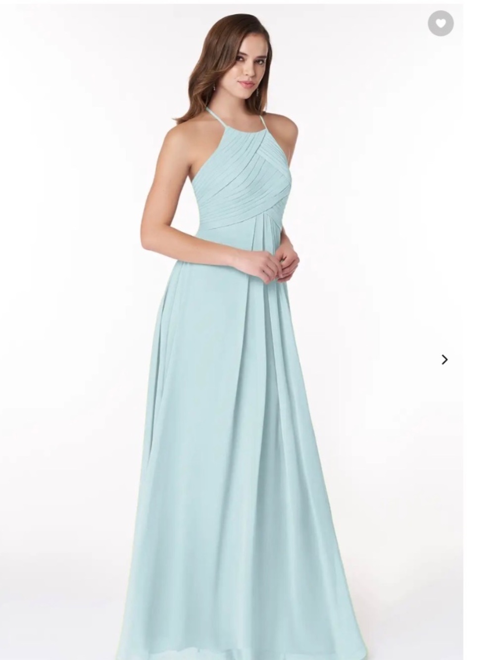Azazie Ginger/Dawn (style no longer made) bridesmaid/formal dress in Mist